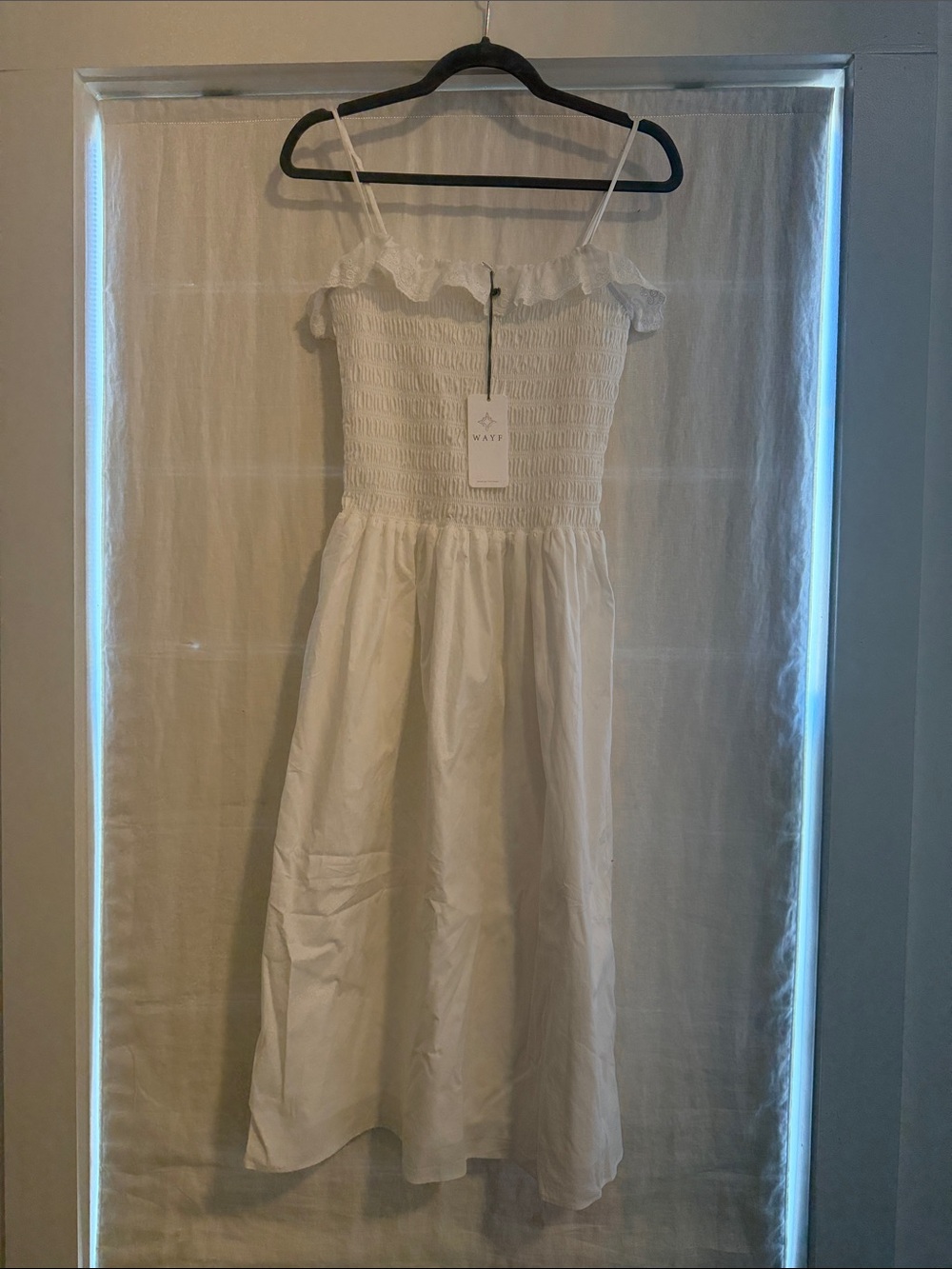 WAYF Eyelet Dress